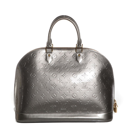 Louis Vuitton Vernis Alma GM Gris Art Deco 1 of 7