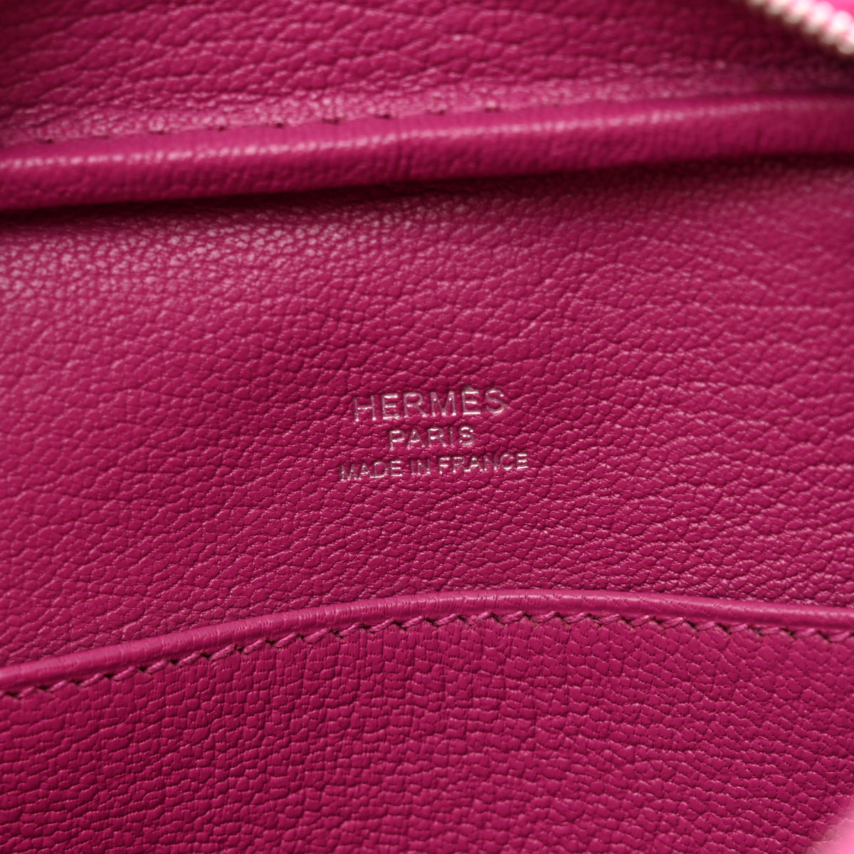 Hermes Ostrich Plume II Mini Rose Pourpre 10 of 21