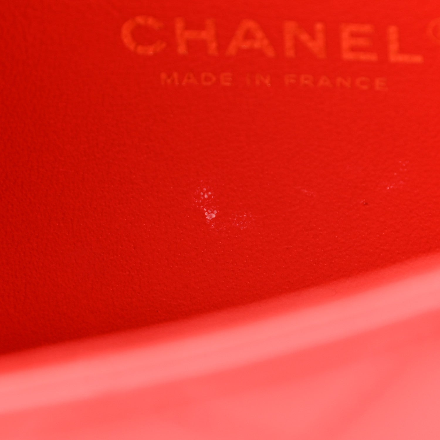 Chanel Lambskin Quilted Mini Rectangular Flap Red 8 of 17