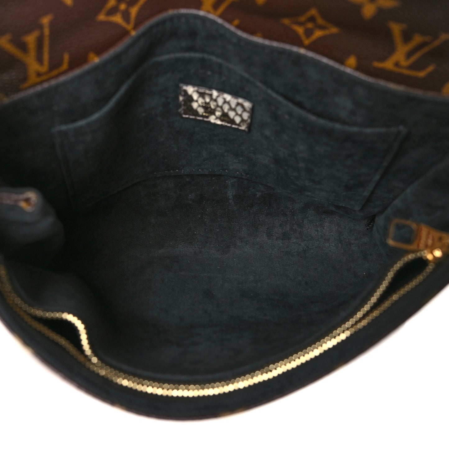Monogram Snakeskin Saint Placide