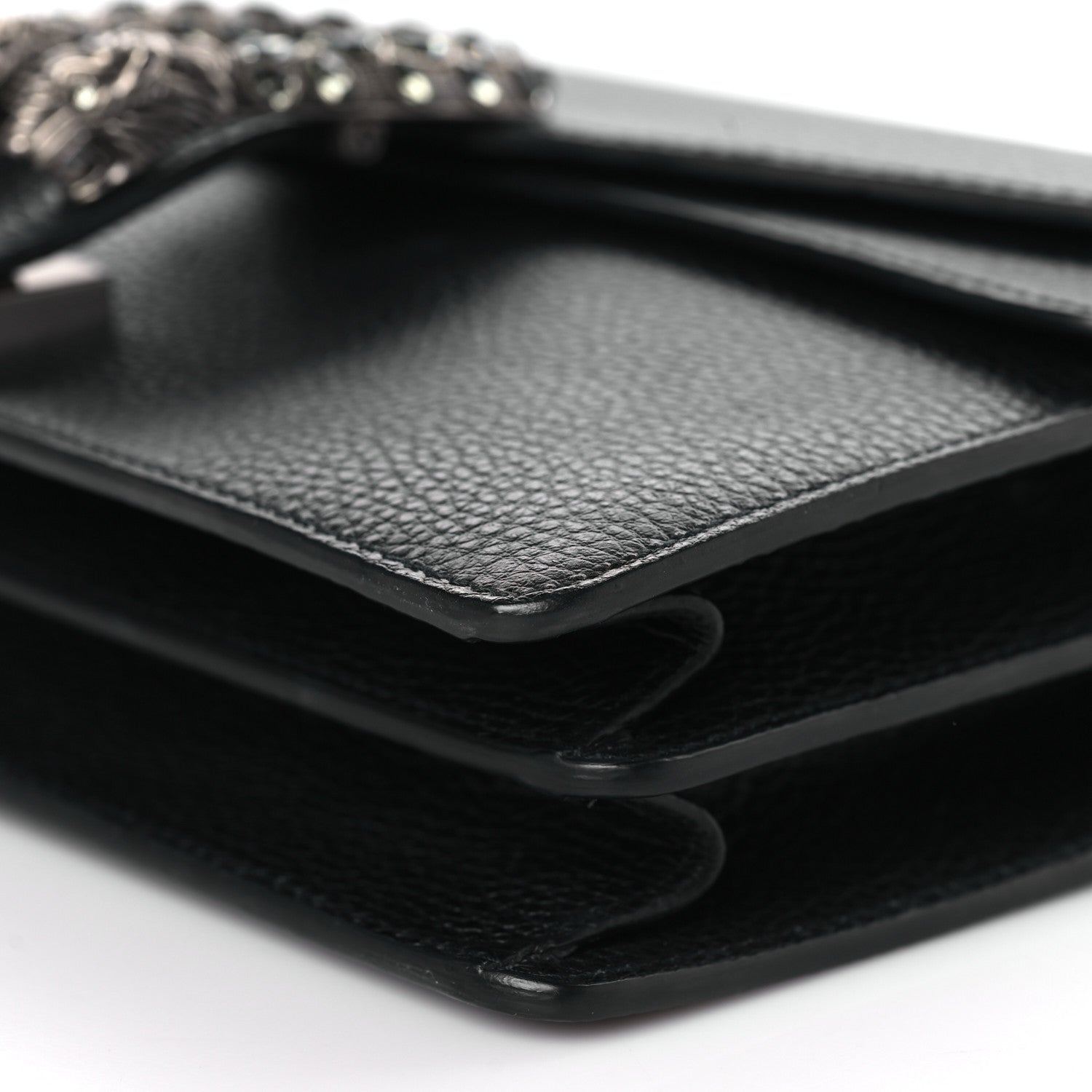 Gucci Pebbled Calfskin Small Dionysus Shoulder Bag Black 10 of 10