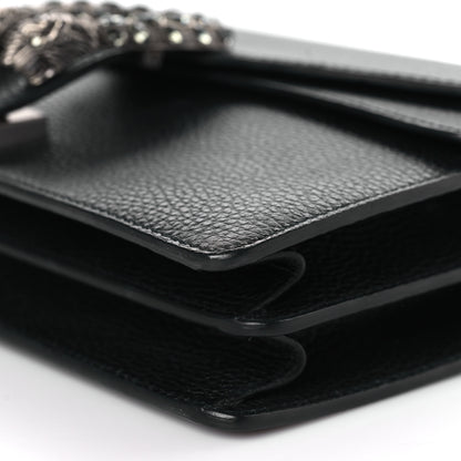 Gucci Pebbled Calfskin Small Dionysus Shoulder Bag Black 10 of 10