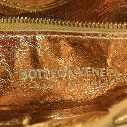 Bottega Veneta Mirror Lambskin Maxi Intreccio Padded Cassette Crossbody Bag Gold 6 of 8