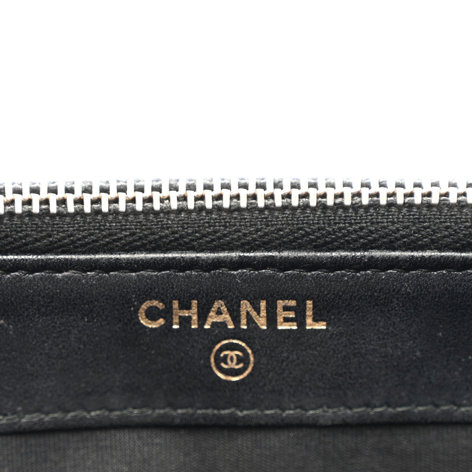 Chanel Caviar Quilted CC Filigree Clutch With Chain Black 6 of 13