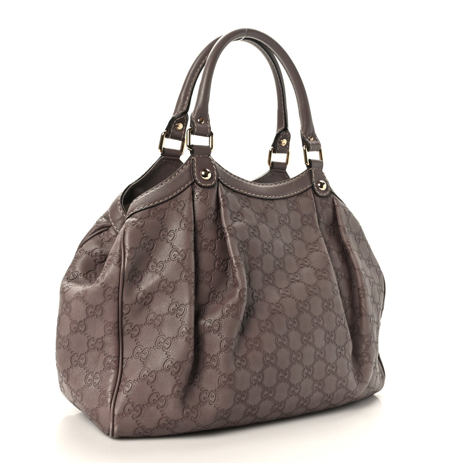 Gucci Guccissima Medium Sukey Tote Taupe 3 of 10