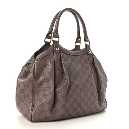 Gucci Guccissima Medium Sukey Tote Taupe 3 of 10