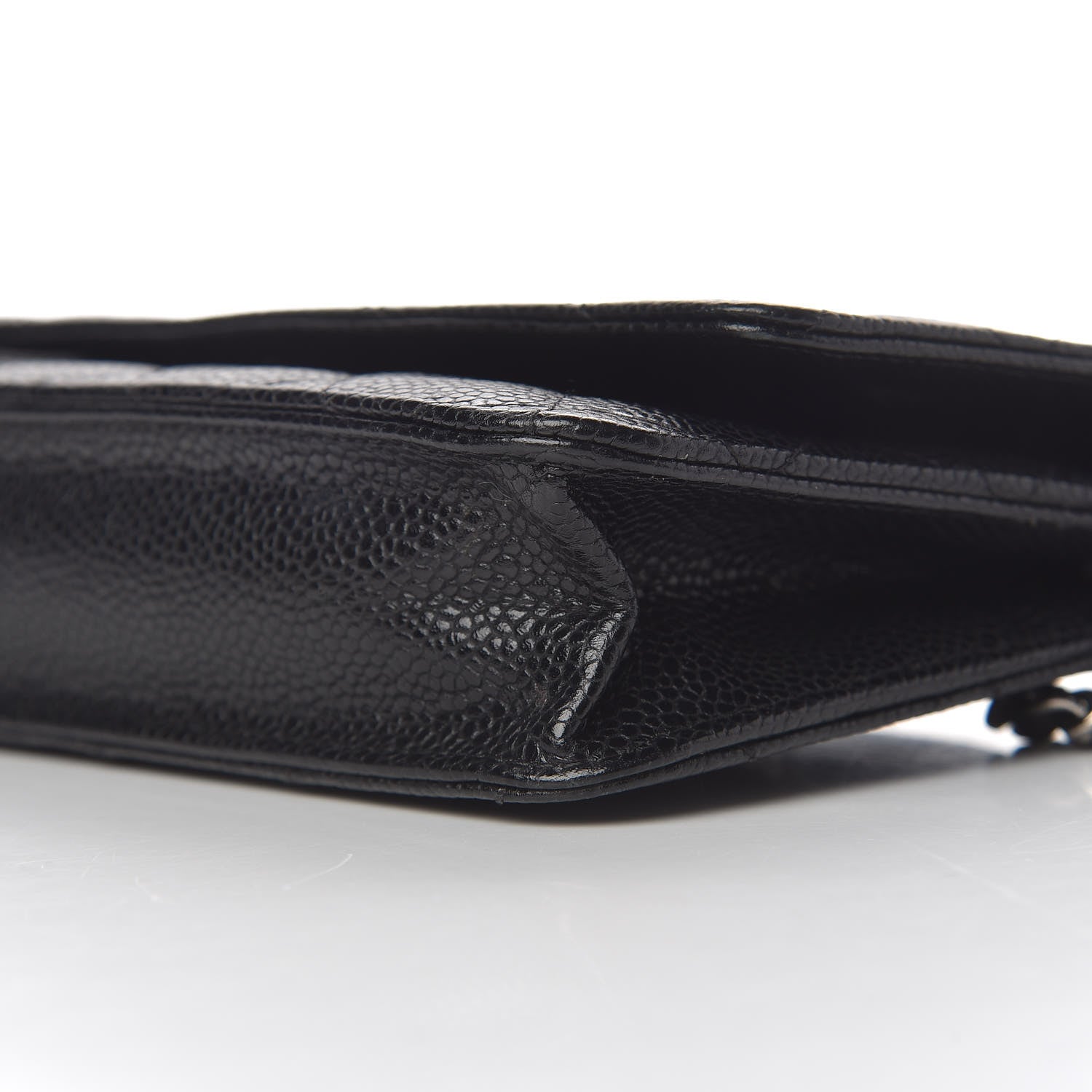 Chanel Caviar Quilted Wallet On Chain WOC Black 10 of 12