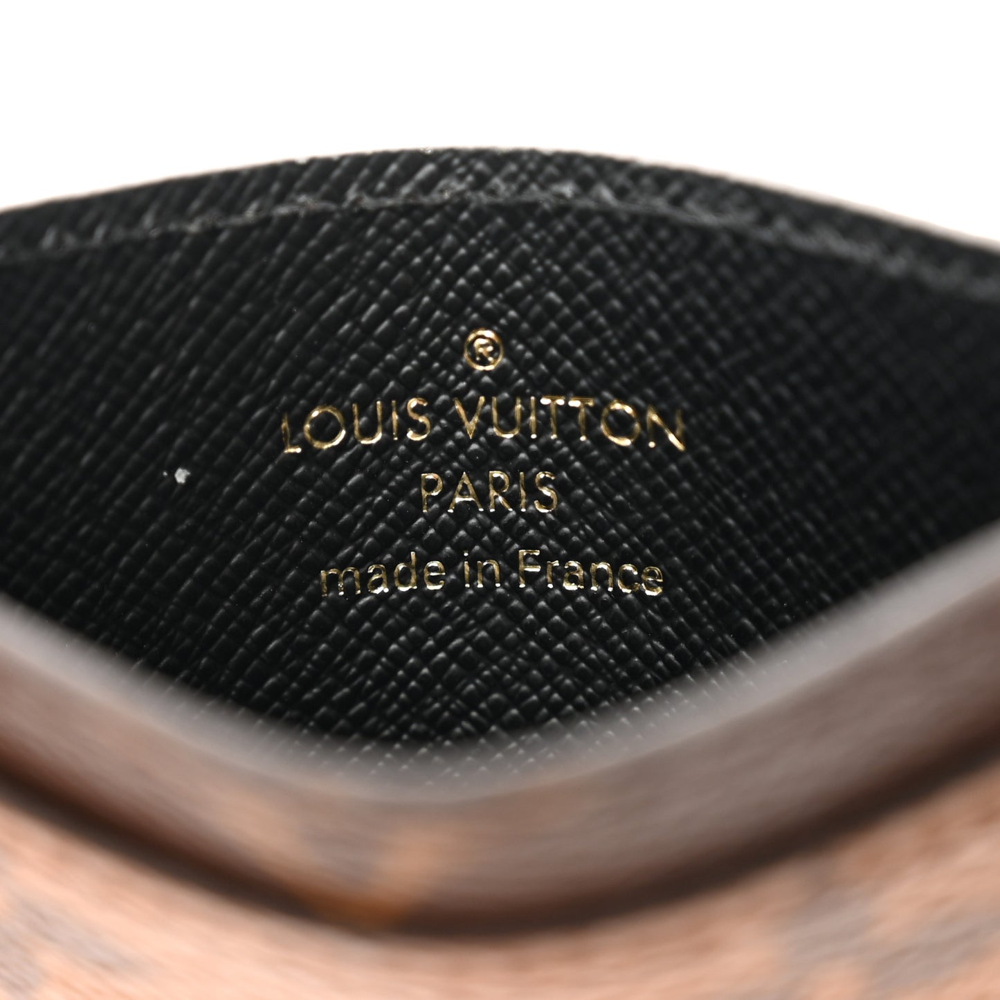 Reverse Monogram Card Holder