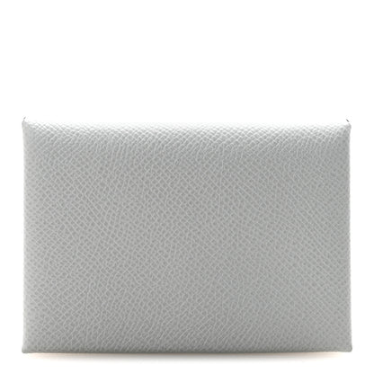 Hermes Epsom Calvi Duo Card Case Bleu Glacier 1 of 7