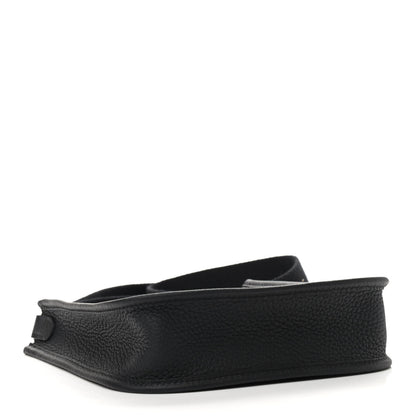 Hermes Taurillon Clemence Evelyne TPM Black 4 of 9