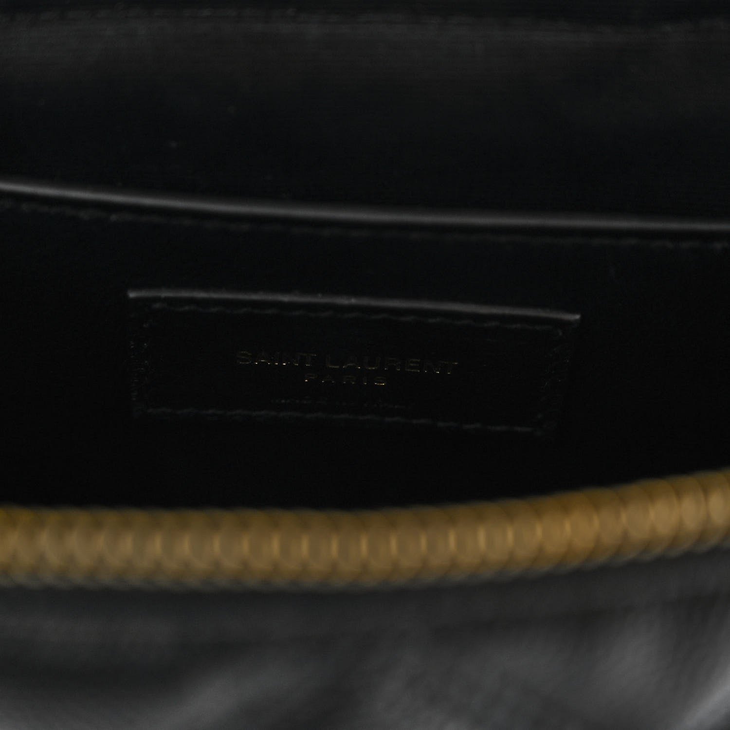 Saint Laurent Grain de Poudre Quilted 80's Vanity Bag Black 6 of 9