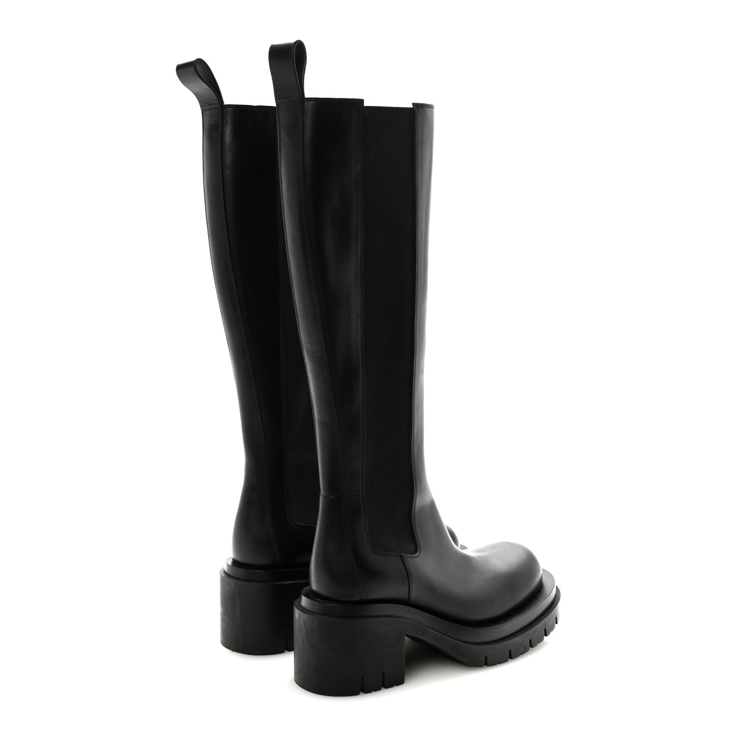 Calfskin The Lug Chelsea 30/70mm Tall Boots 36.5 Black