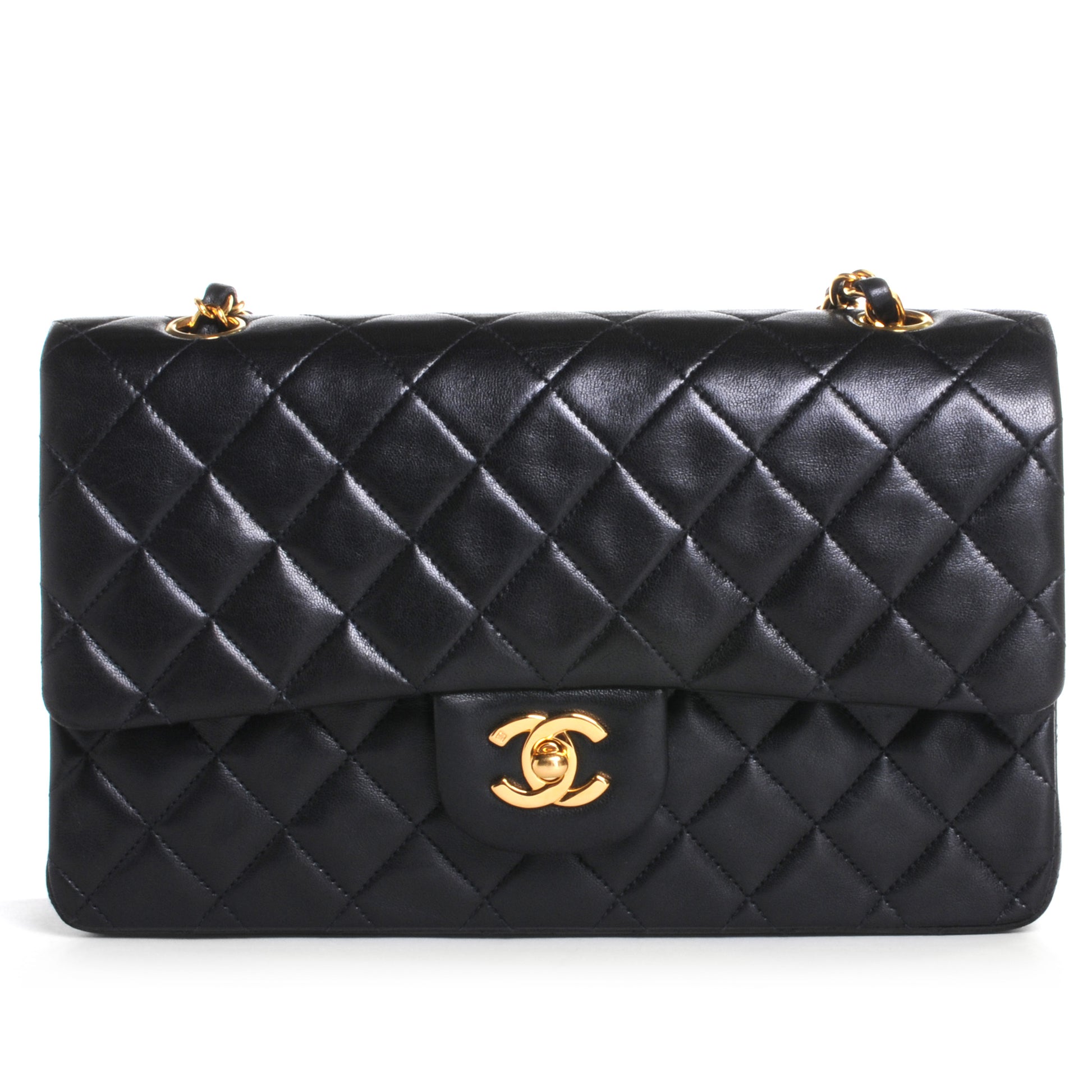 Chanel Lambskin Medium Double Flap Black 1 of 7