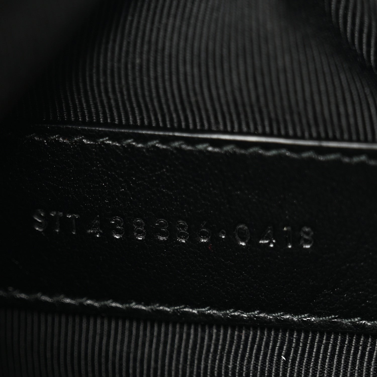 Saint Laurent Calfskin Matelasse Monogram Key Pouch Light Taupe 6 of 7