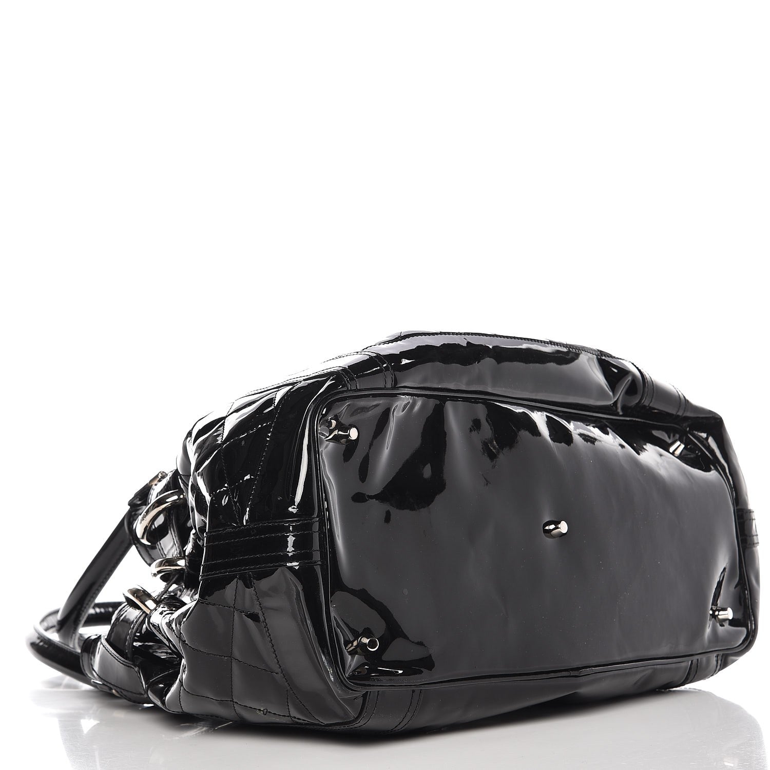 Burberry Patent Quilted Beaton Black 4 of 8