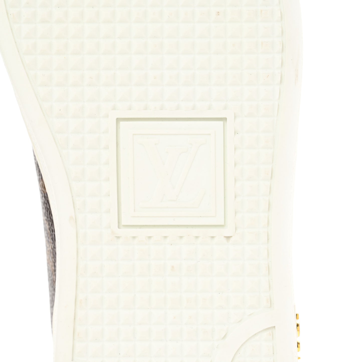 Calfskin Monogram LV Black Heart Sneakers 36 Cacao