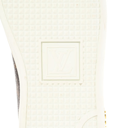 Louis Vuitton Calfskin Monogram LV Black Heart Sneakers 36 Cacao 6 of 11