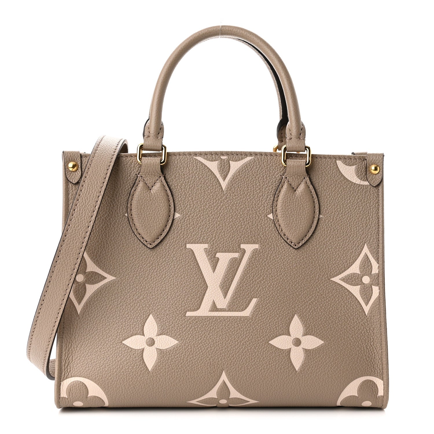 Louis Vuitton Empreinte Monogram Giant Onthego PM Tourterelle Creme 1 of 10