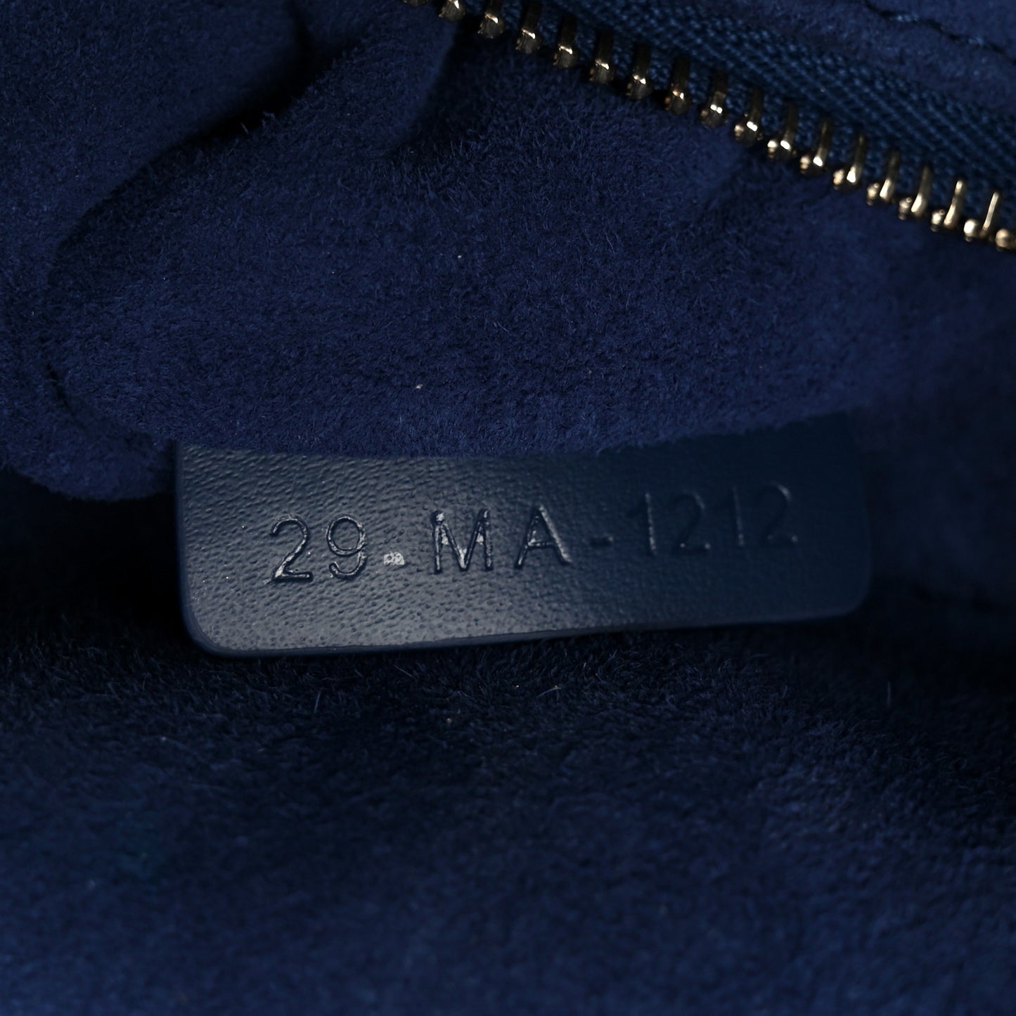 Calfskin Cannage Diamond Small My ABCDior Lady Dior Blue Royale