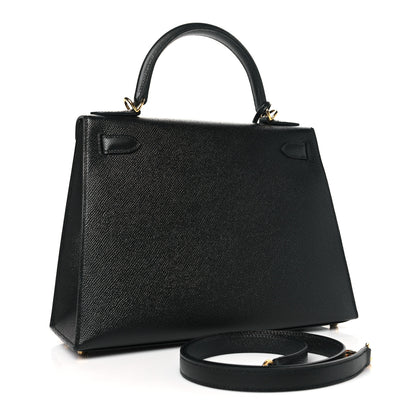 Hermes Epsom Kelly Sellier 28 Black 3 of 11