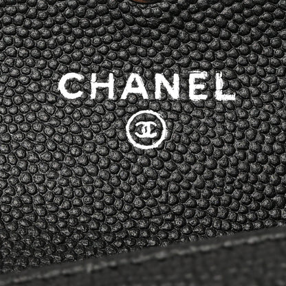 Chanel Caviar Quilted Boy Flap Card Holder So Black 7 of 9