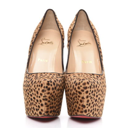 Christian Louboutin Calf Hair Cheetah Print Daffodile 160 Pumps 38 Sahara 2 of 8