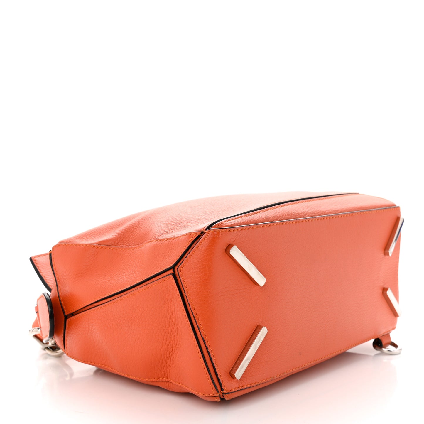 Calfskin Small Puzzle Bag Coral