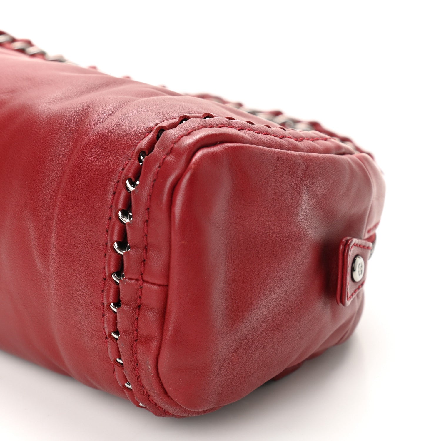 Louis Vuitton Smooth Calfskin Medium Luxe Ligne Bowler Red 10 of 10