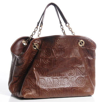 Louis Vuitton Monogram Paris Souple Whisper PM Chocolate 3 of 8