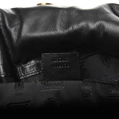 Gucci Patent Large Hysteria Top Handle Bag Black 7 of 9