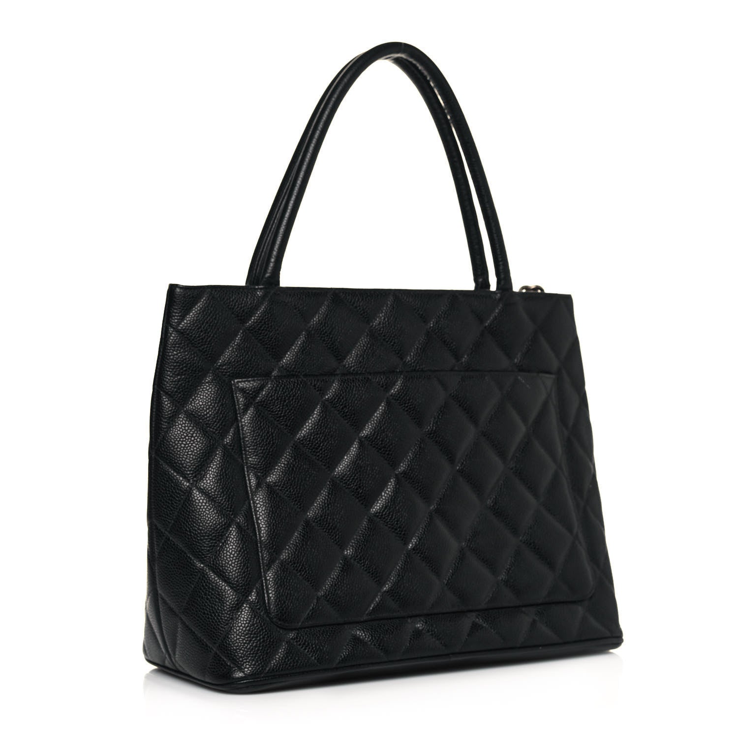 Chanel Caviar Quilted Medallion Tote Black 3 of 14