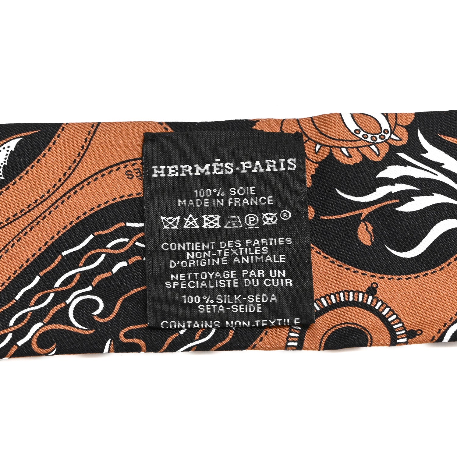 Hermes Silk Festival Des Amazones Bandana Fringed Barenia 3 of 4