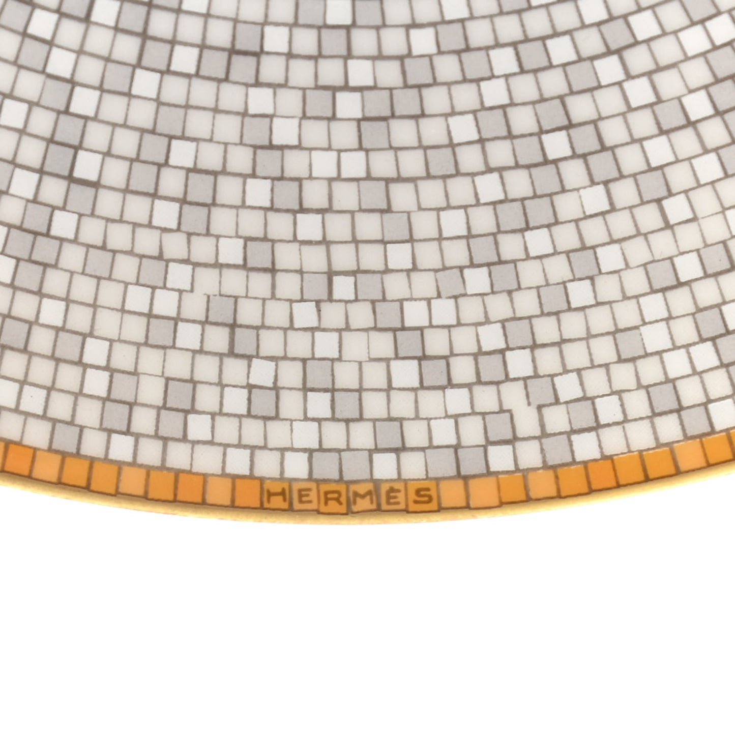 Porcelain Mosaique Au 24 Bread And Butter Plate Set of 2 Gold