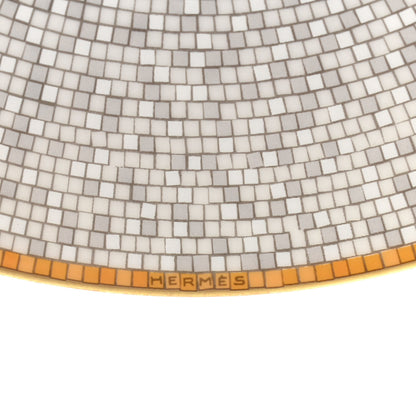 Hermes Porcelain Mosaique Au 24 Bread And Butter Plate Set of 2 Gold 4 of 6