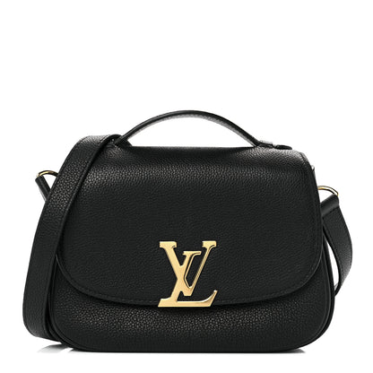 Louis Vuitton Grained Calfskin Vivienne NM Black 1 of 11