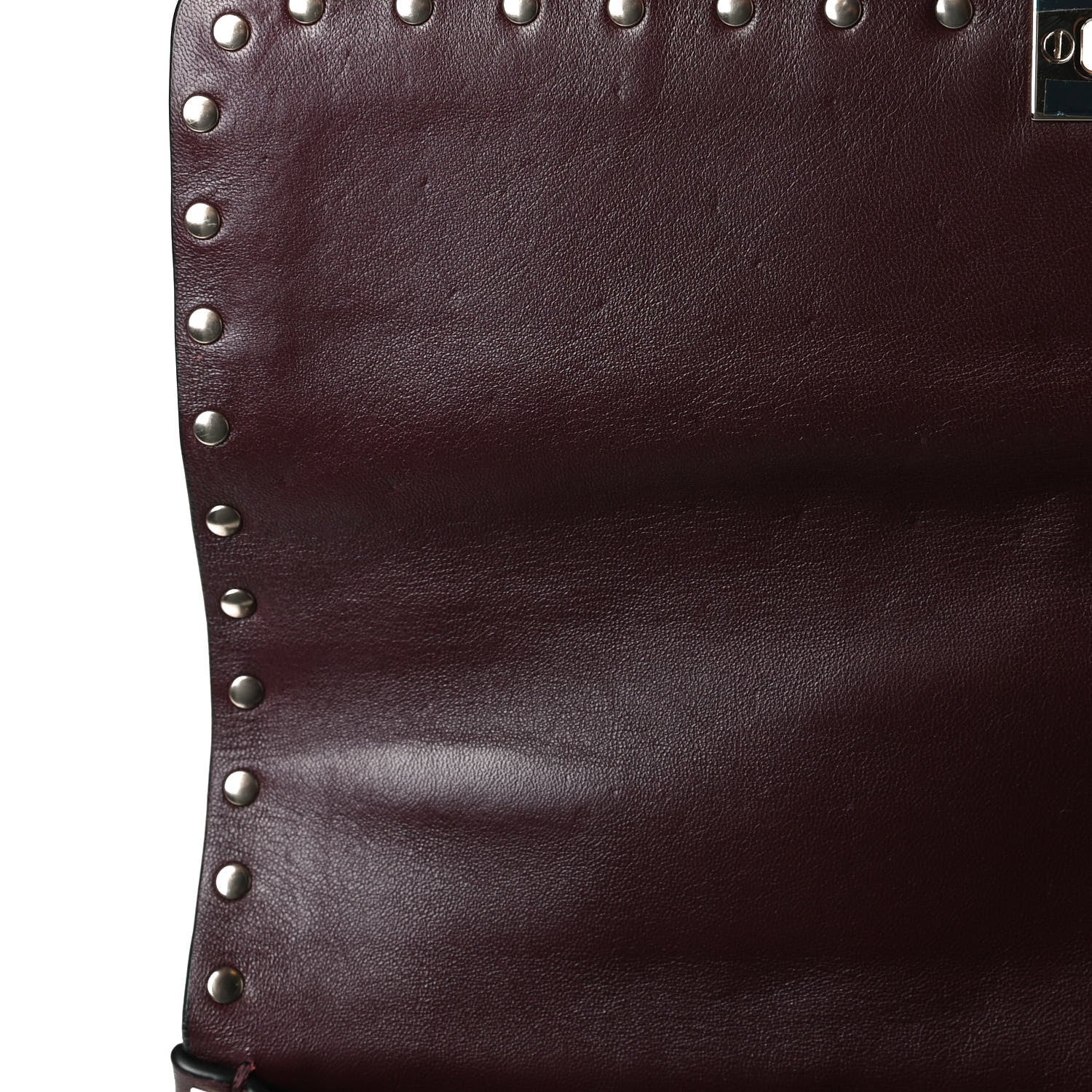 Valentino Garavani Nappa Large Rockstud Spike Shoulder Bag Rubin 11 of 14