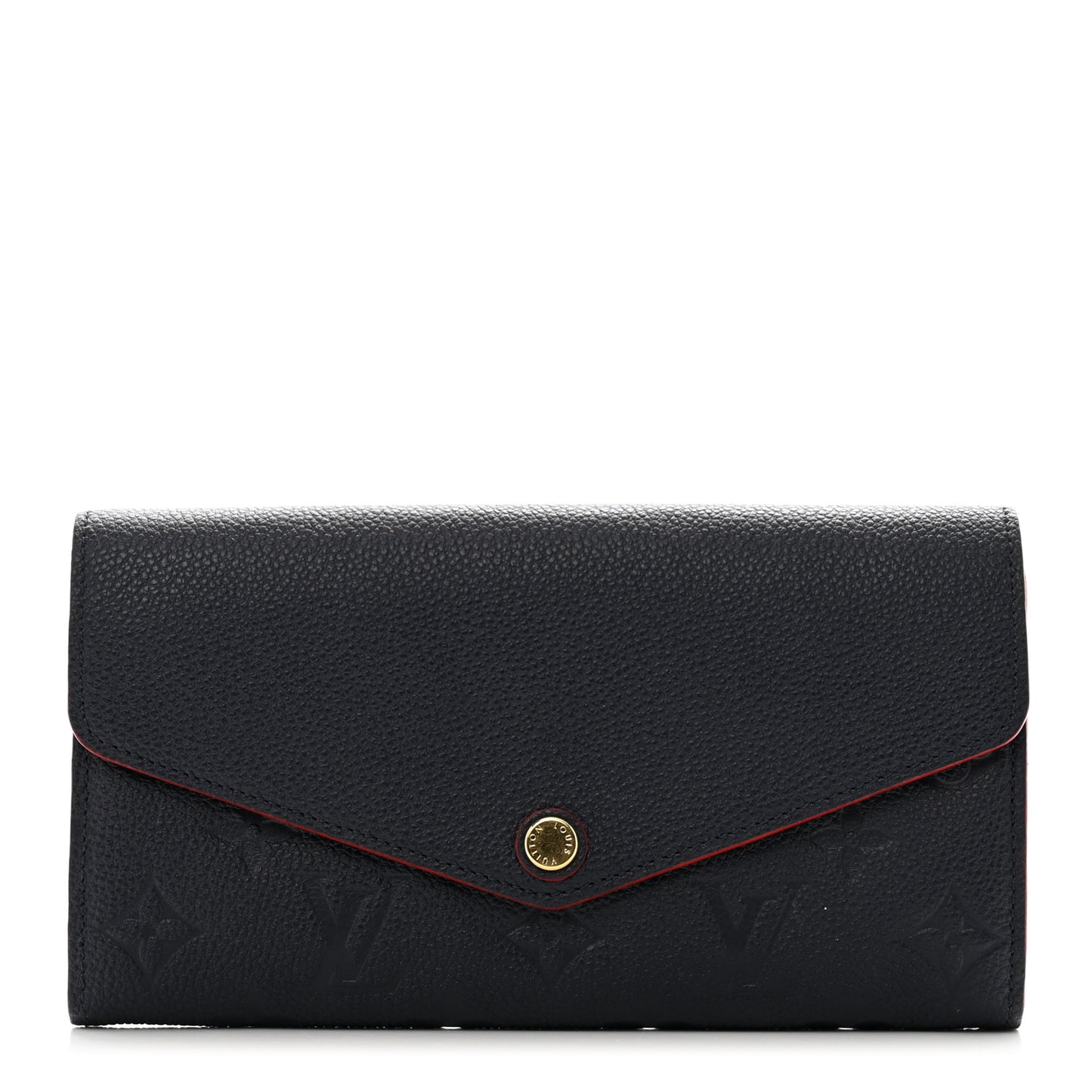 Empreinte Sarah Wallet NM Marine Rouge