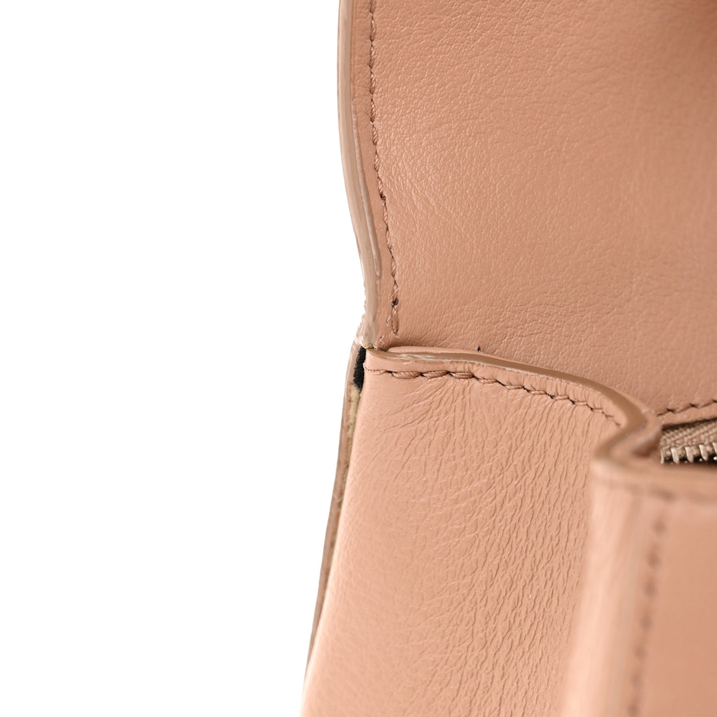 Calfskin Crystal Small Cheri Top Handle Bag Powder Pink