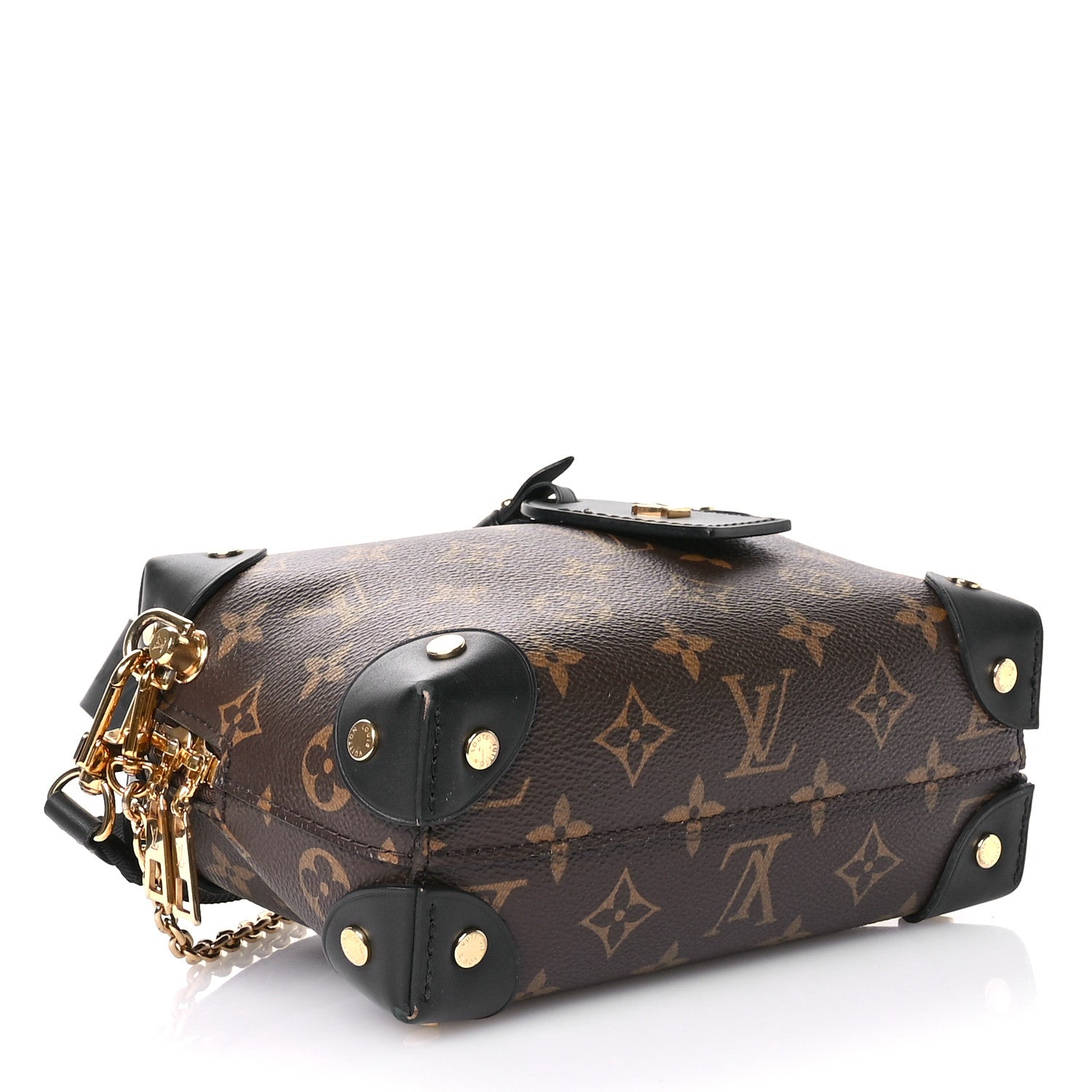 Louis Vuitton Monogram Petite Malle Souple Black 4 of 12