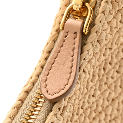 Prada Yarn Raffia Effect Crochet Re-Edition 2005 Shoulder Bag Naturale 12 of 12