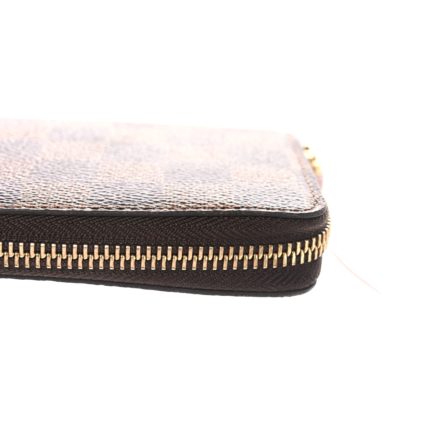 Louis Vuitton Damier Ebene Clemence Wallet Rose Ballerine 7 of 8