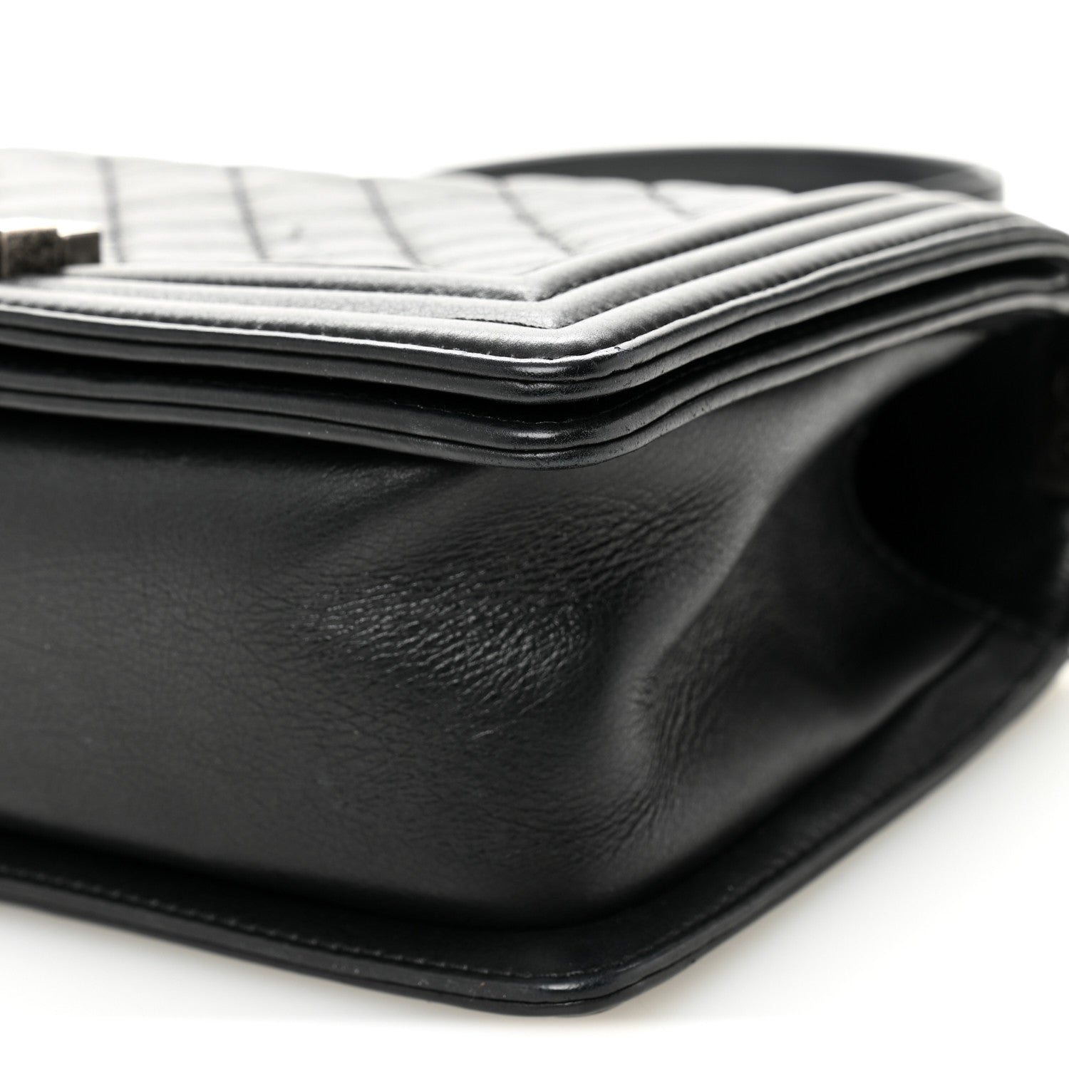 Chanel Calfskin Quilted Medium Boy Flap Black 10 of 10