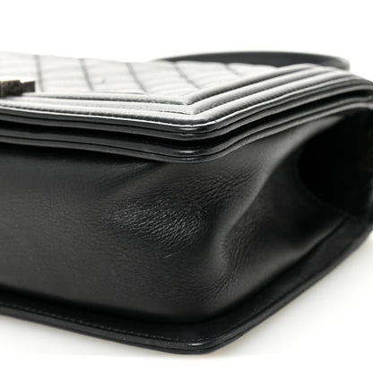 Chanel Calfskin Quilted Medium Boy Flap Black 10 of 10