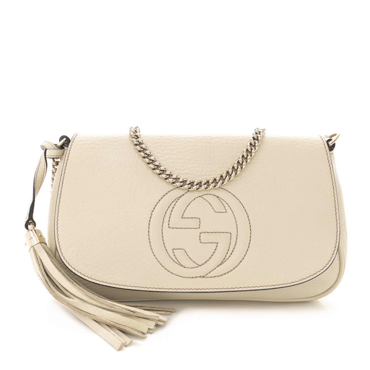 Cellarius Calfskin Medium Soho Flap Crossbody Ivoire