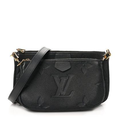 Louis Vuitton Empreinte Monogram Giant Multi Pochette Accessories Black 1 of 10