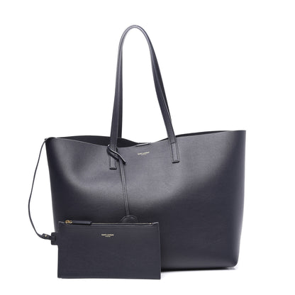 Saint Laurent Calfskin Large Shopping Tote Black 2 of 13