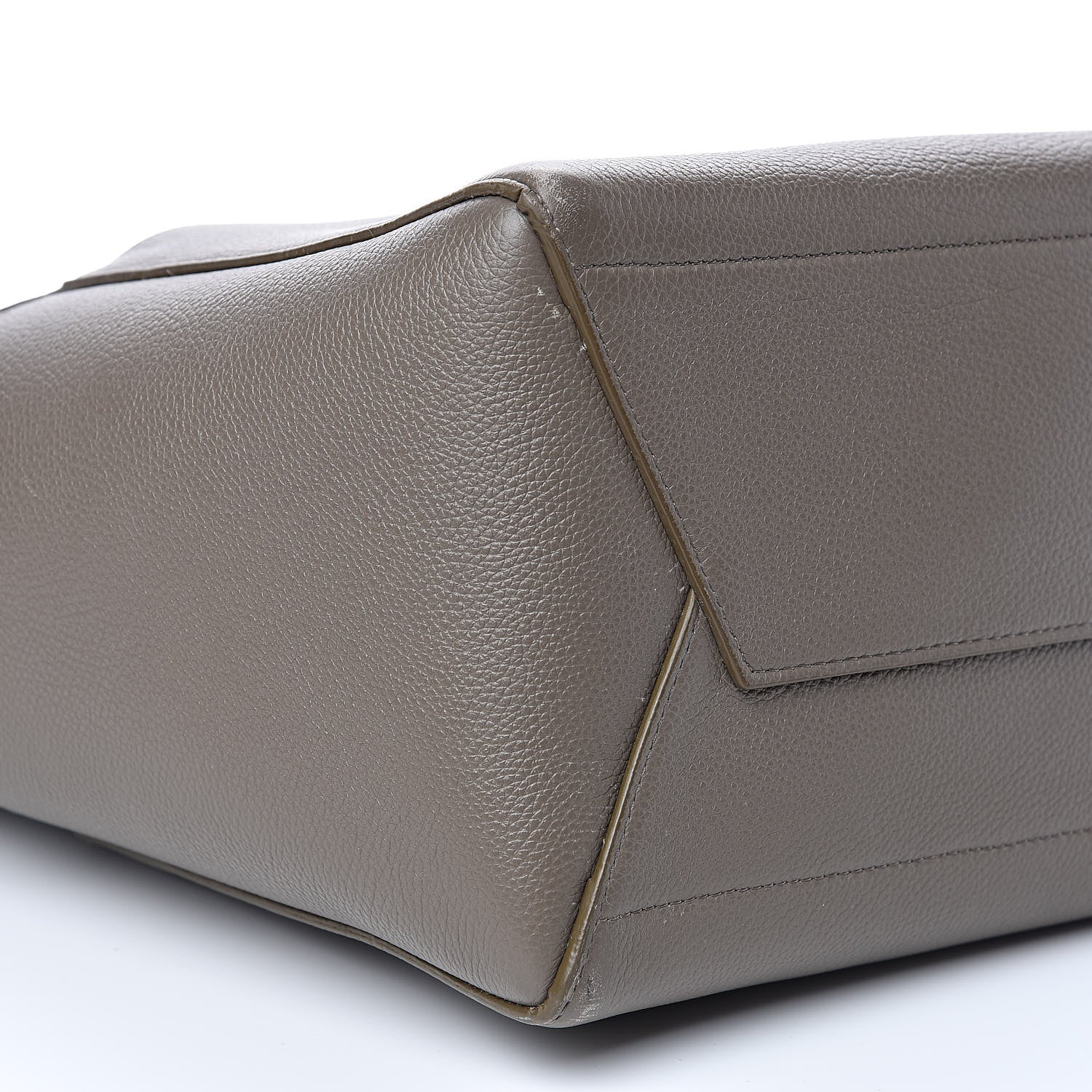 Celine Soft Grained Calfskin Sangle Bucket Bag Taupe 7 of 10