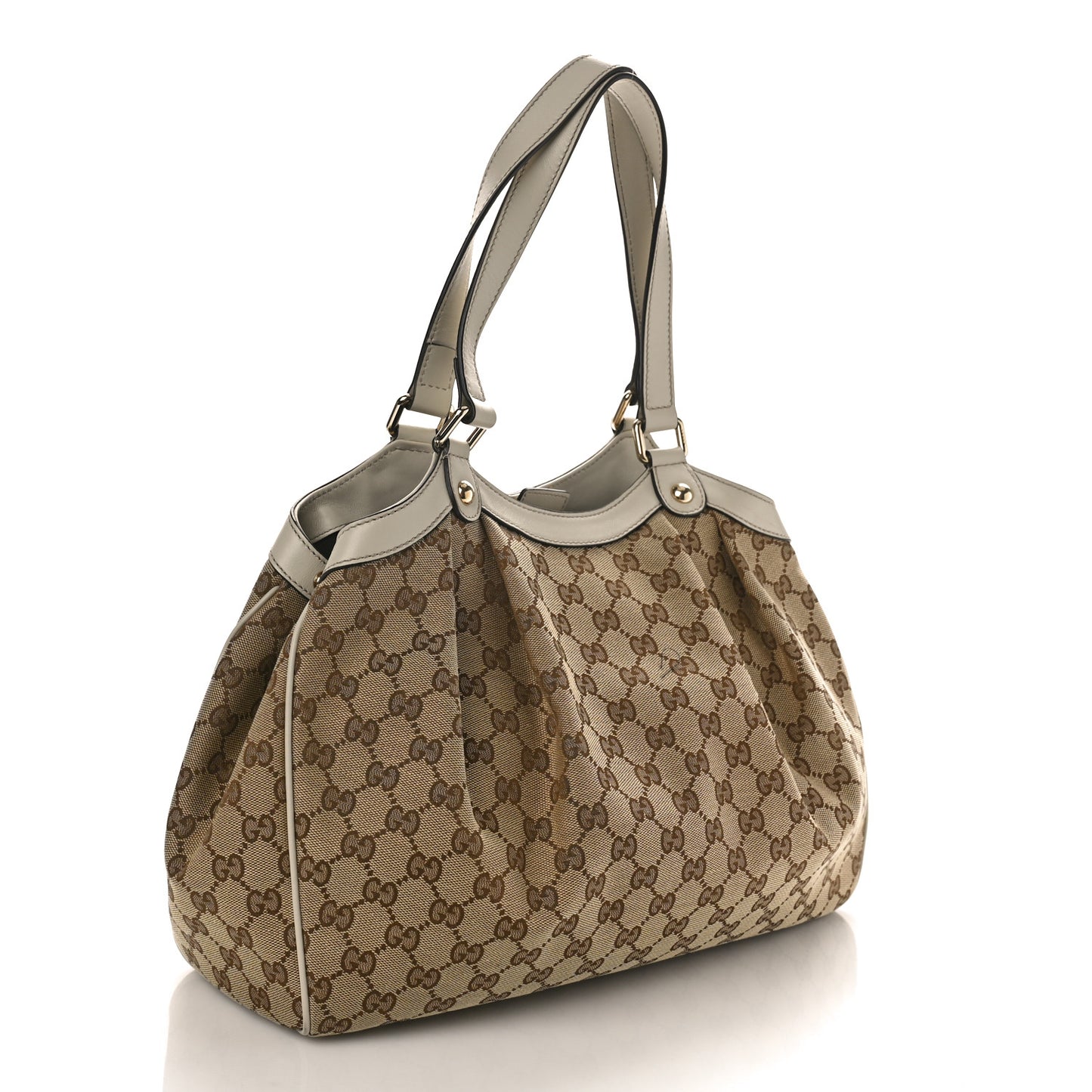 Monogram Shoulder Bag White