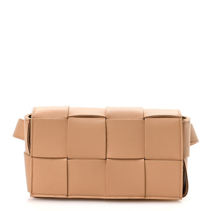 Bottega Veneta Nappa Maxi Intreccio The Belt Cassette Bag Almond 1 of 10