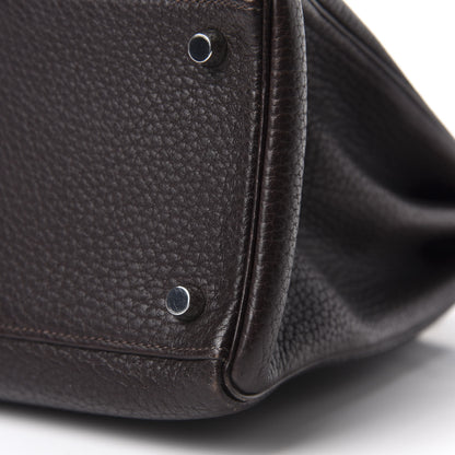 Hermes Fjord Kelly Retourne 35 Chocolate 9 of 18